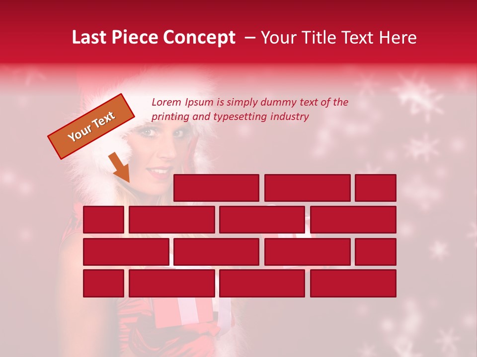 Beautiful Closeup Claus PowerPoint Template