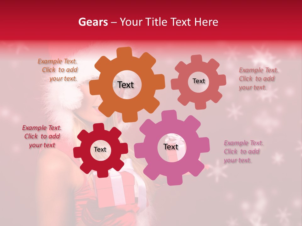 Beautiful Closeup Claus PowerPoint Template