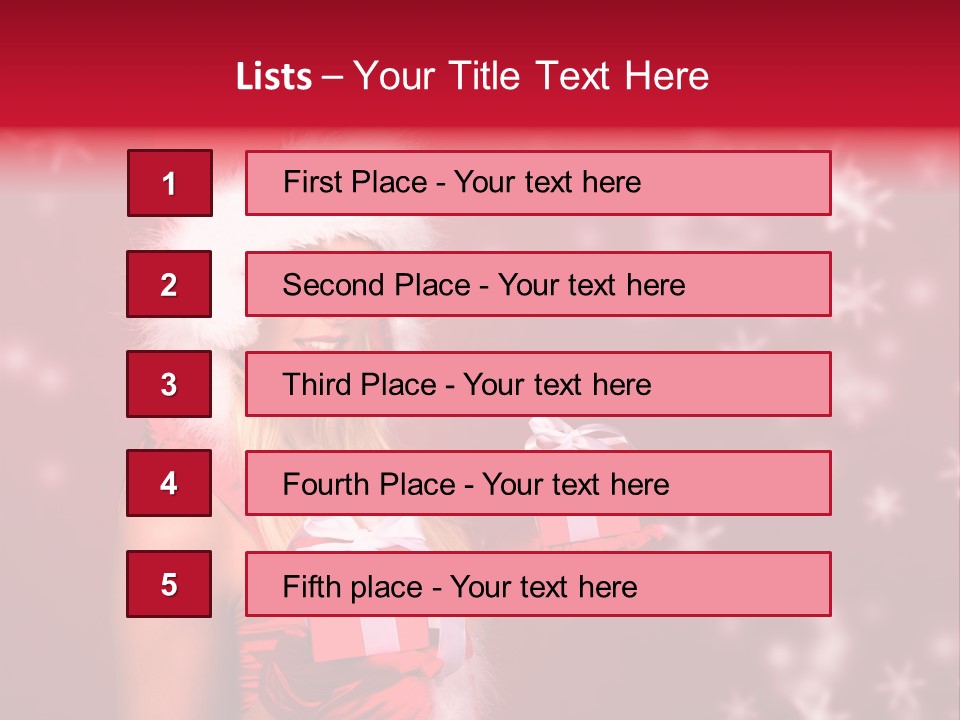 Beautiful Closeup Claus PowerPoint Template