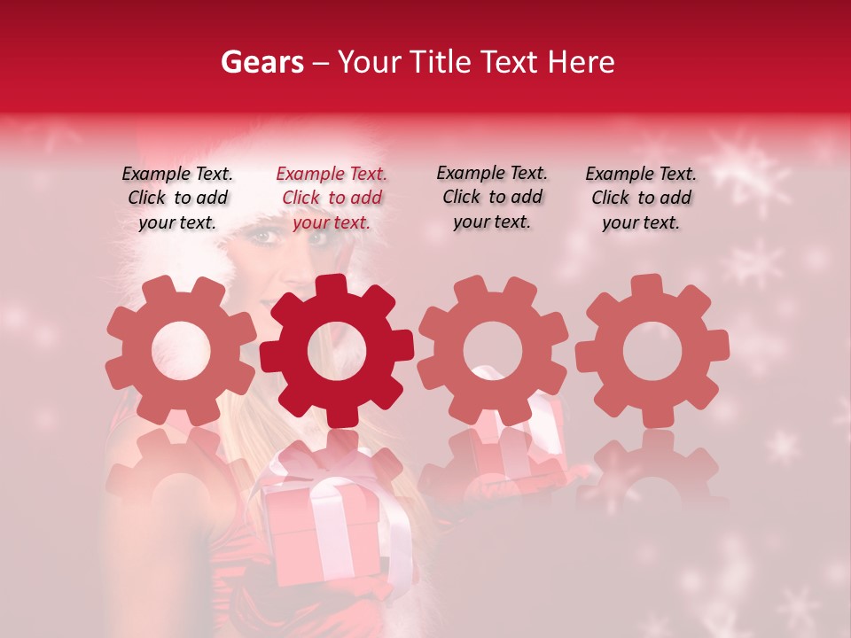 Beautiful Closeup Claus PowerPoint Template