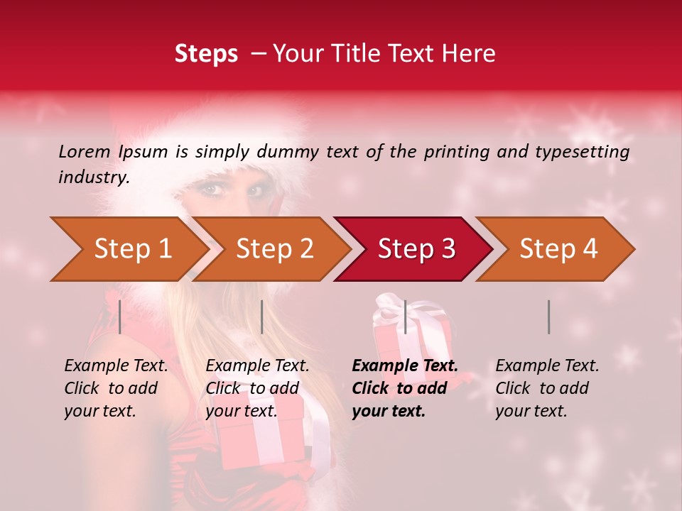 Beautiful Closeup Claus PowerPoint Template
