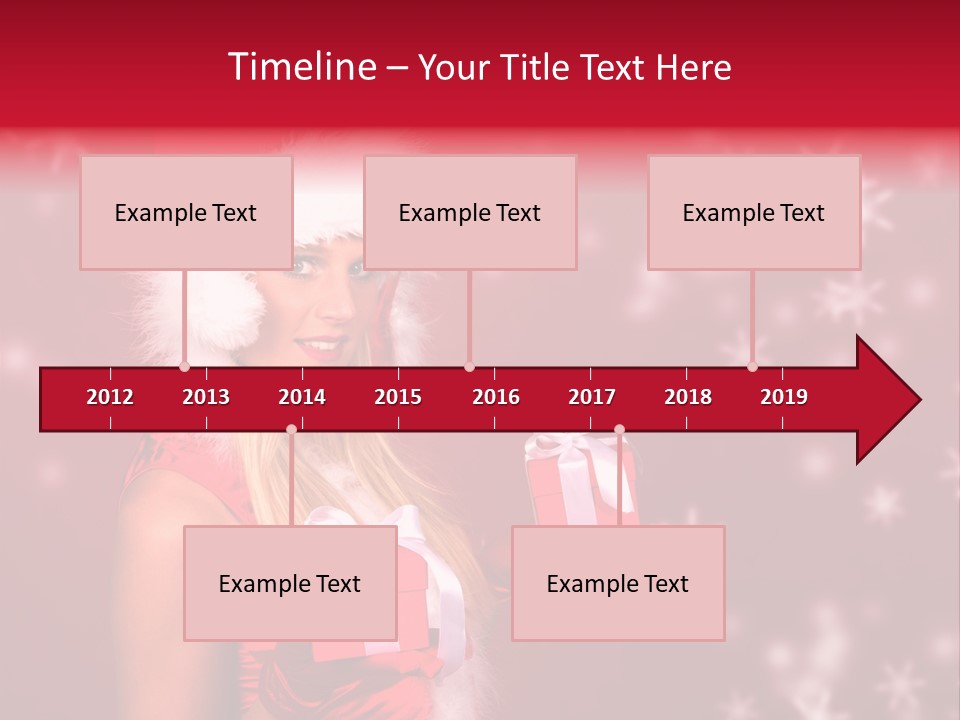 Beautiful Closeup Claus PowerPoint Template