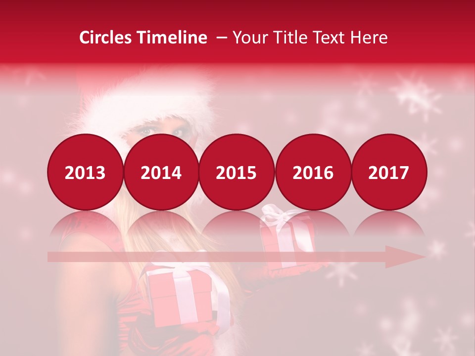 Beautiful Closeup Claus PowerPoint Template