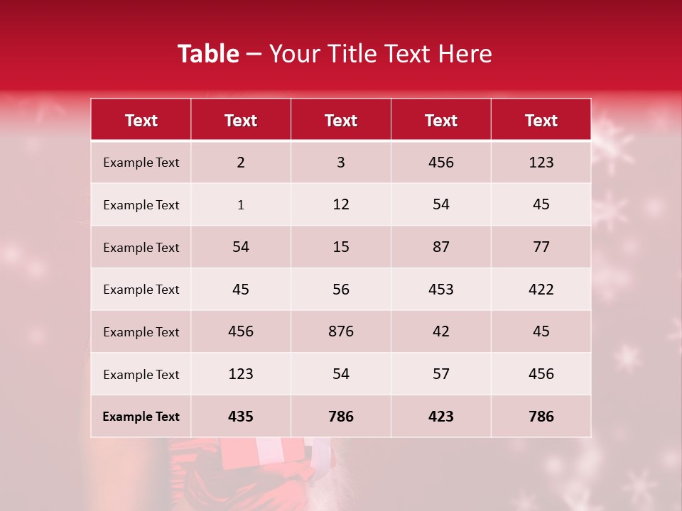 Beautiful Closeup Claus PowerPoint Template