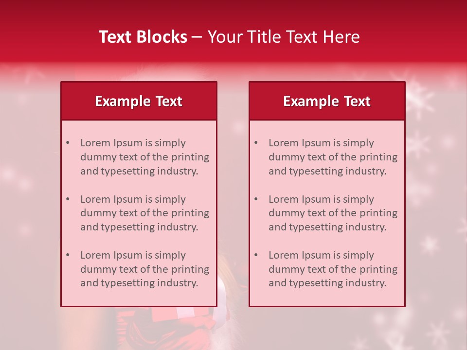 Beautiful Closeup Claus PowerPoint Template