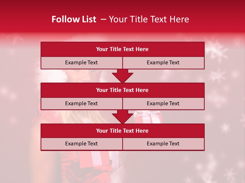 Beautiful Closeup Claus PowerPoint Template