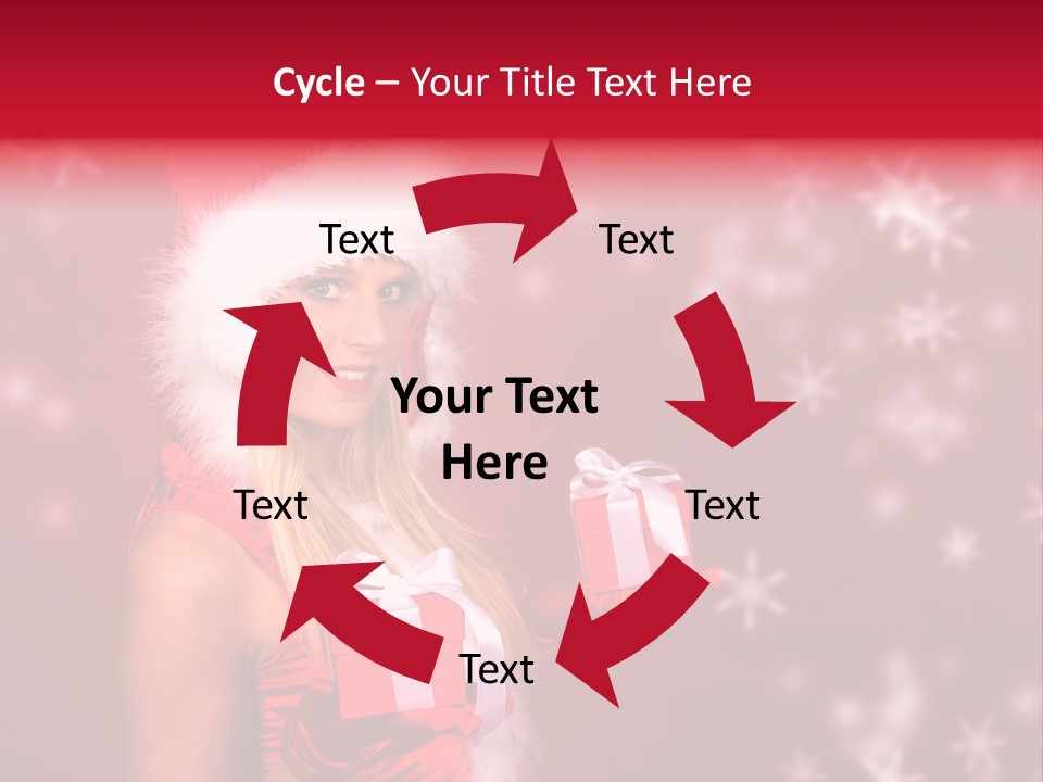 Beautiful Closeup Claus PowerPoint Template