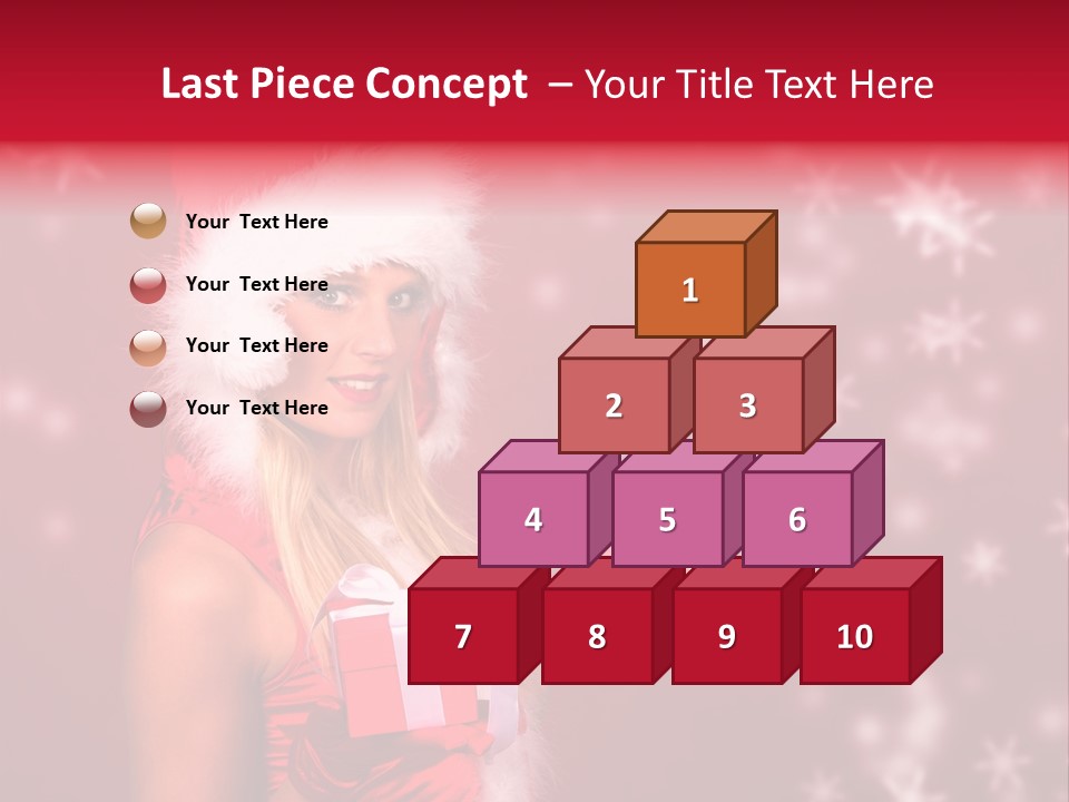 Beautiful Closeup Claus PowerPoint Template