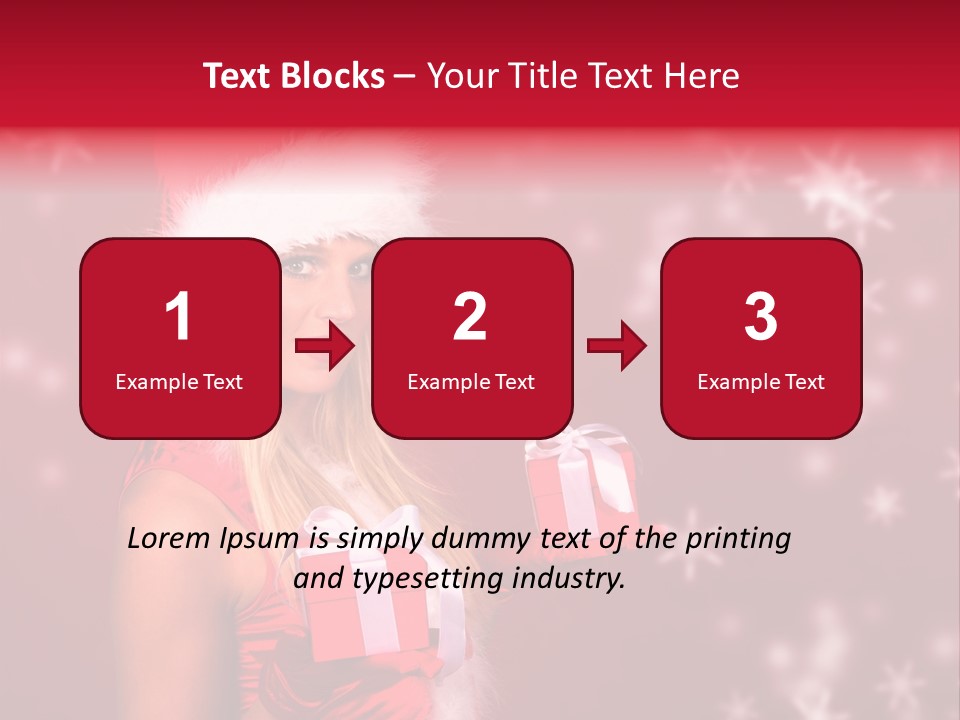 Beautiful Closeup Claus PowerPoint Template