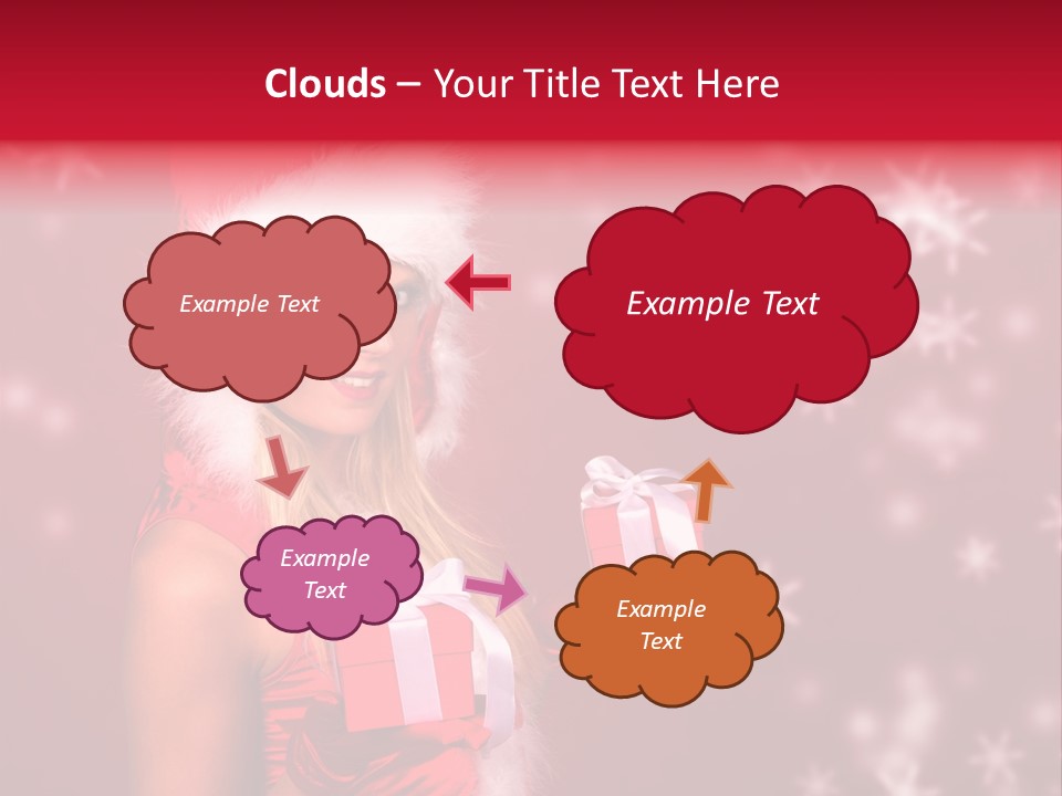 Beautiful Closeup Claus PowerPoint Template