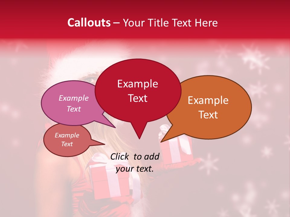 Beautiful Closeup Claus PowerPoint Template