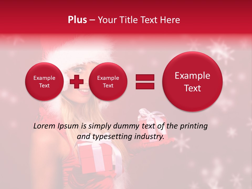 Beautiful Closeup Claus PowerPoint Template