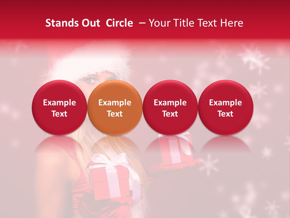 Beautiful Closeup Claus PowerPoint Template