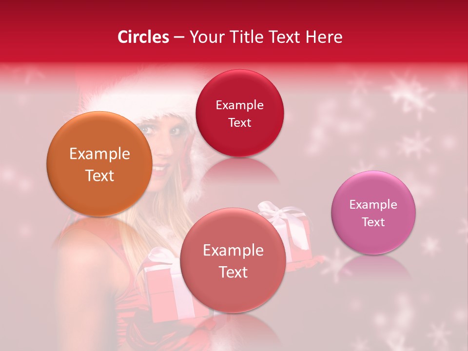 Beautiful Closeup Claus PowerPoint Template