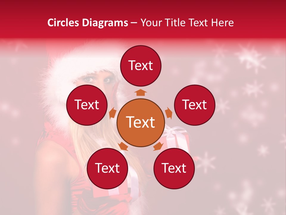 Beautiful Closeup Claus PowerPoint Template