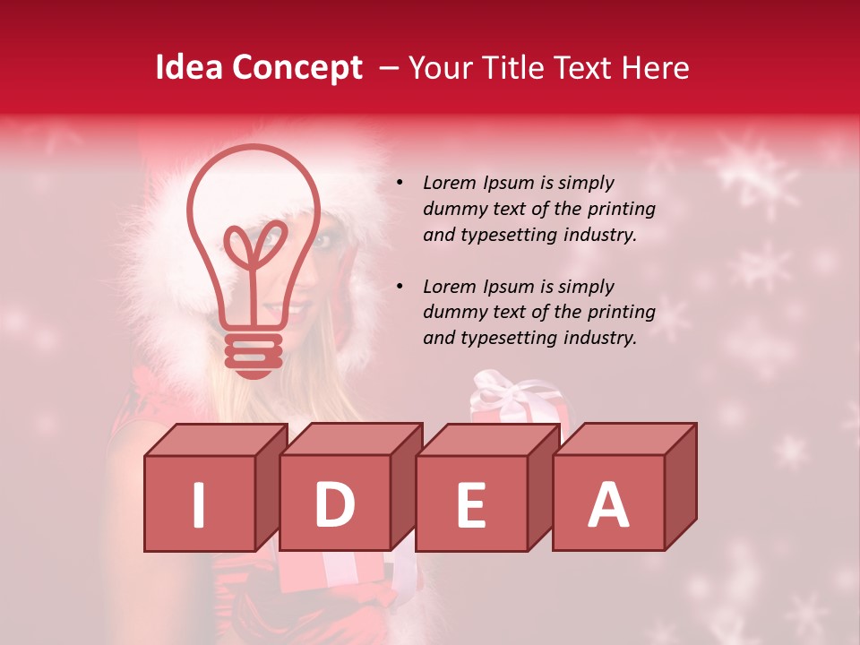 Beautiful Closeup Claus PowerPoint Template