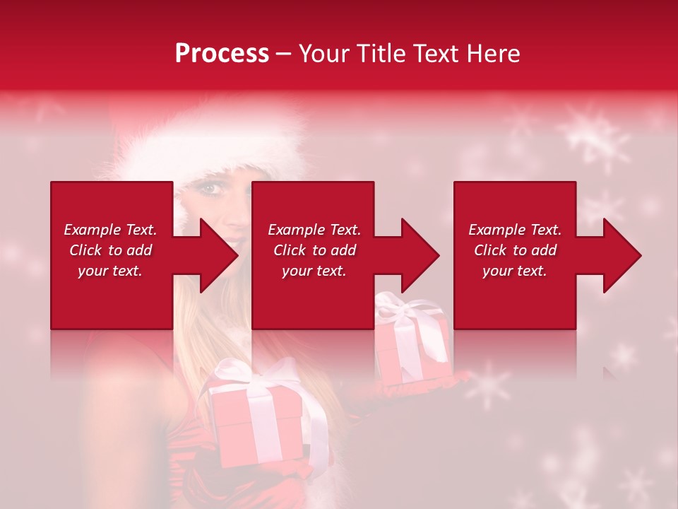 Beautiful Closeup Claus PowerPoint Template