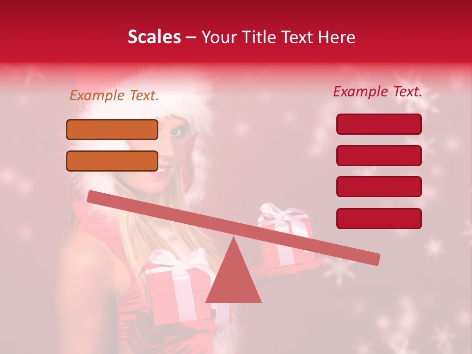 Beautiful Closeup Claus PowerPoint Template