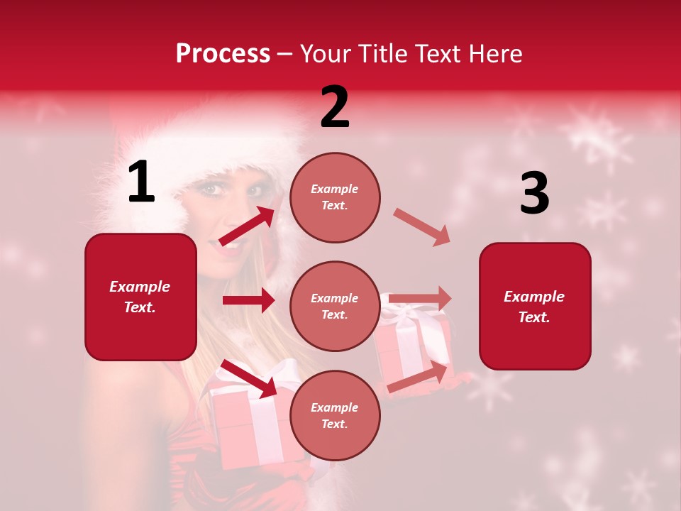 Beautiful Closeup Claus PowerPoint Template