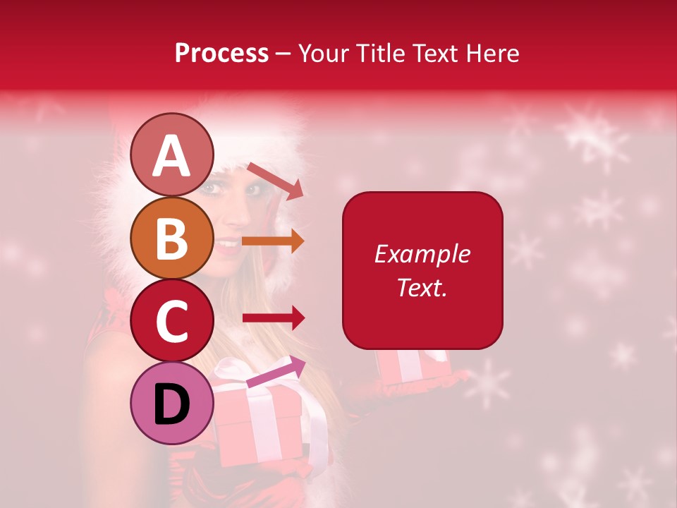 Beautiful Closeup Claus PowerPoint Template