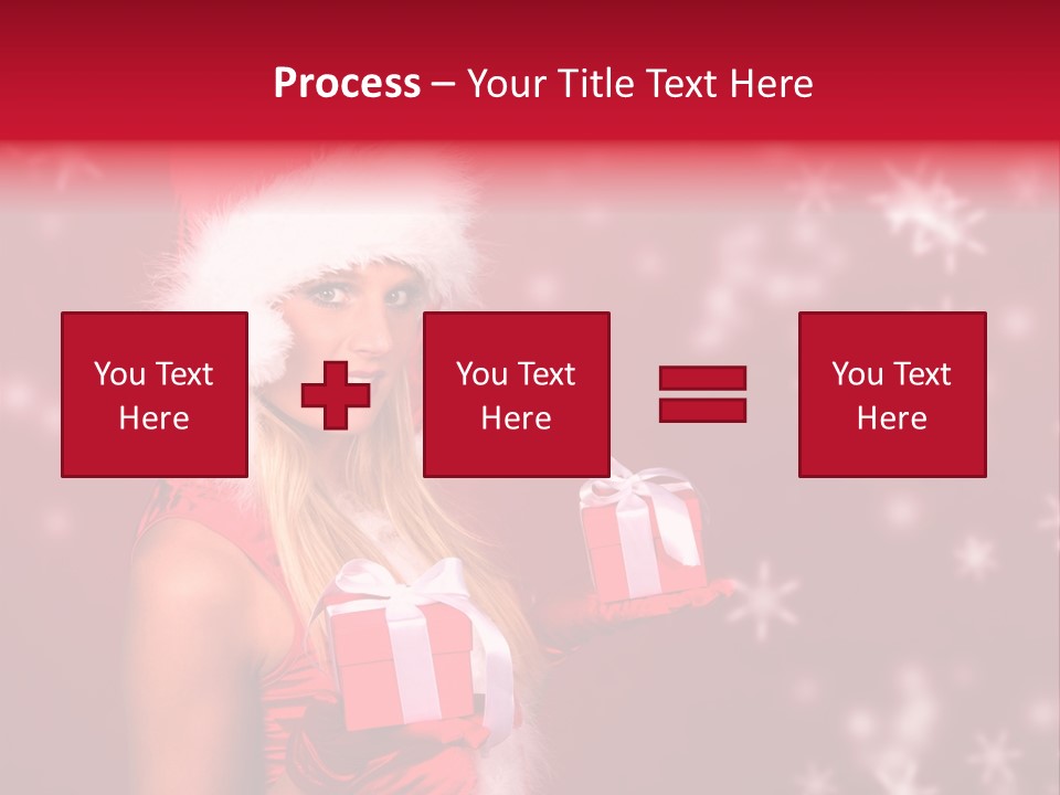 Beautiful Closeup Claus PowerPoint Template