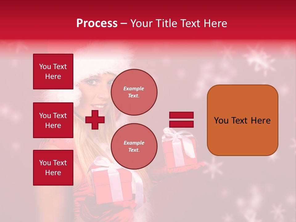 Beautiful Closeup Claus PowerPoint Template