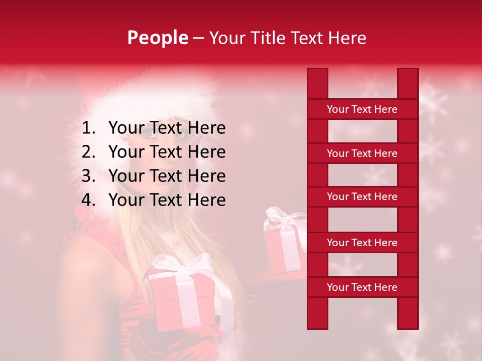 Beautiful Closeup Claus PowerPoint Template