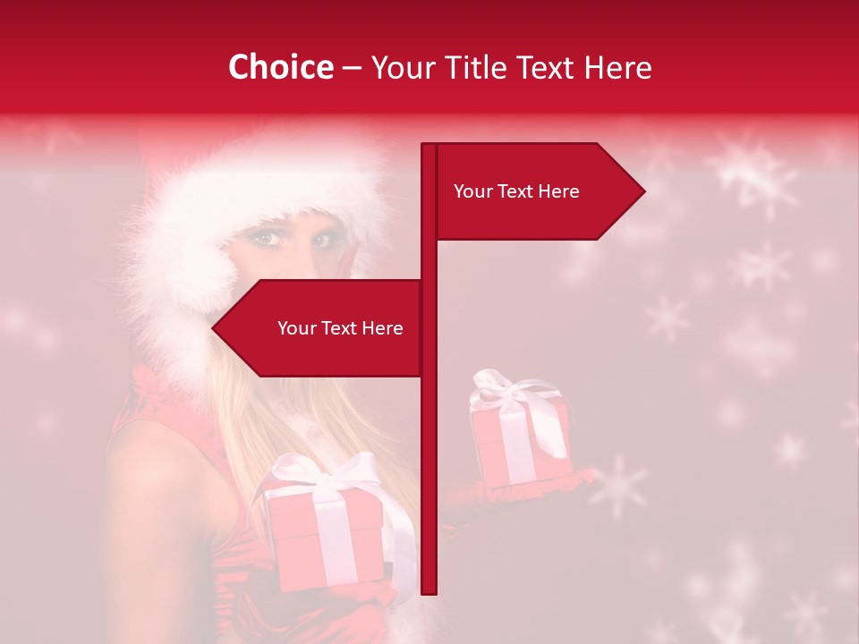 Beautiful Closeup Claus PowerPoint Template