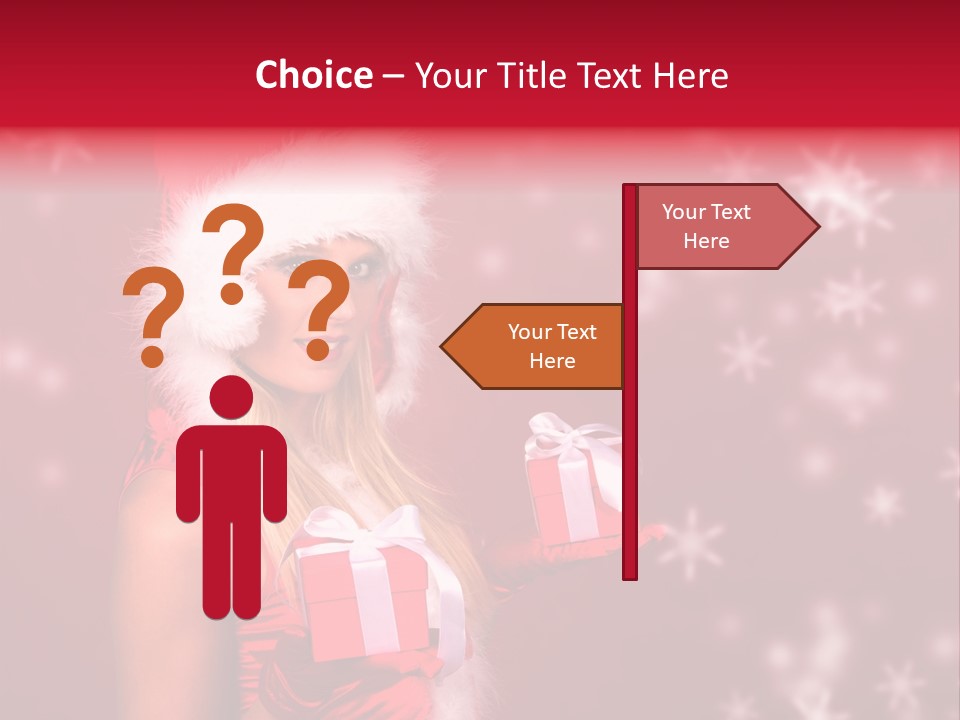 Beautiful Closeup Claus PowerPoint Template
