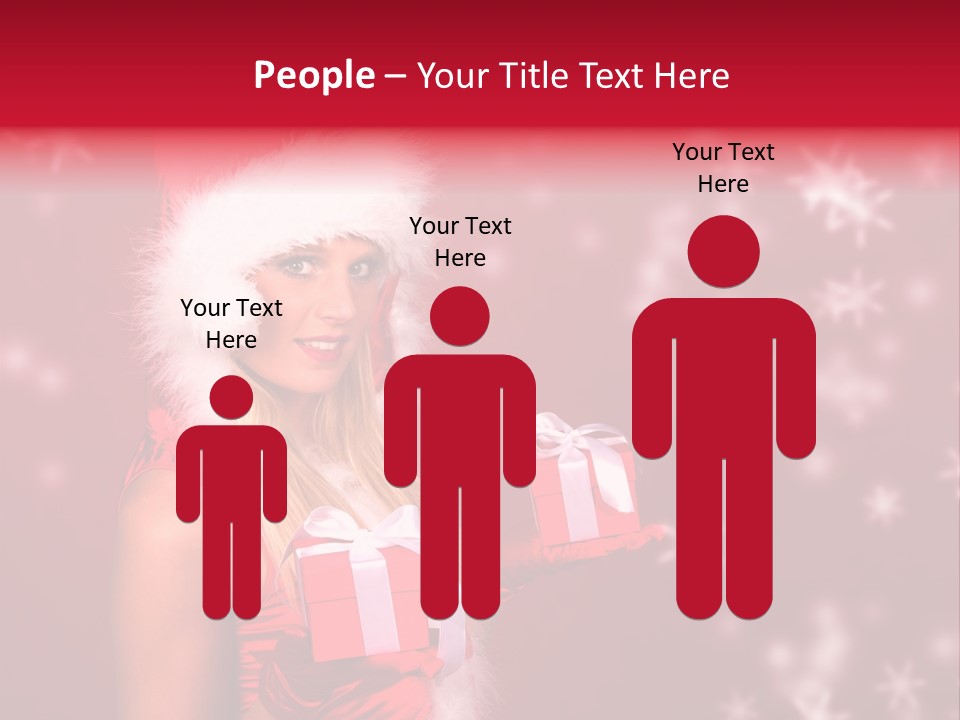 Beautiful Closeup Claus PowerPoint Template