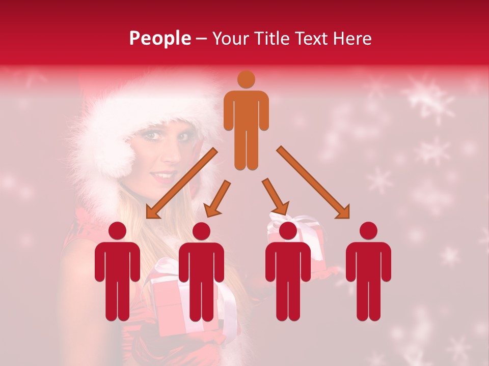 Beautiful Closeup Claus PowerPoint Template