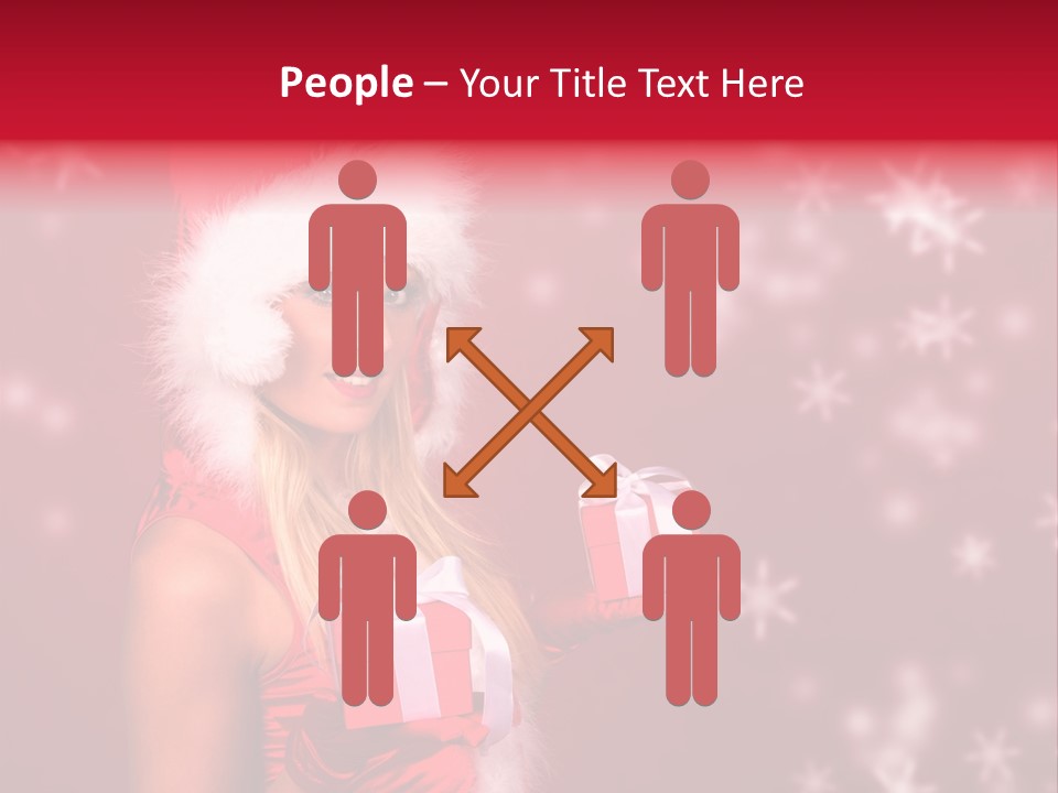 Beautiful Closeup Claus PowerPoint Template