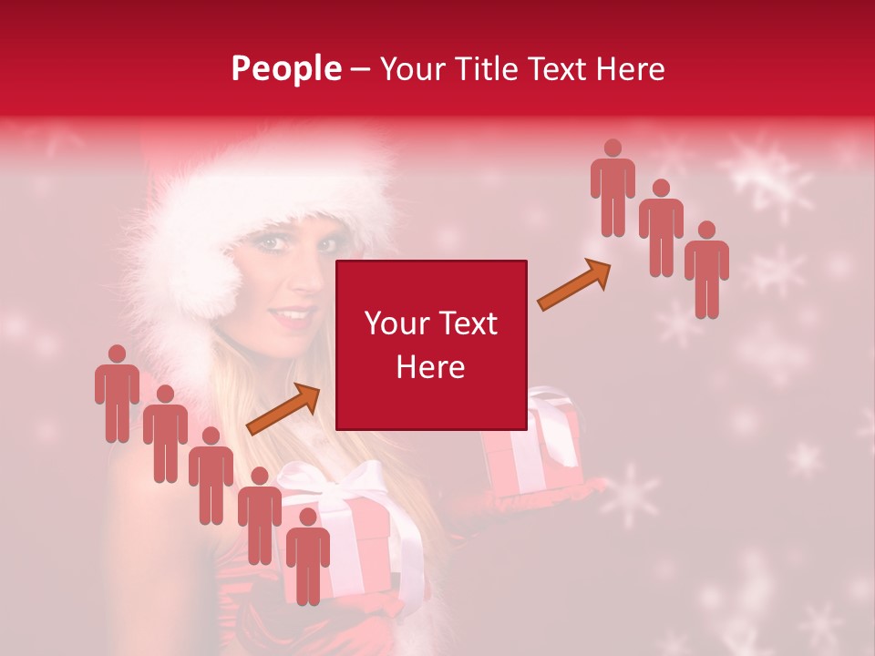 Beautiful Closeup Claus PowerPoint Template