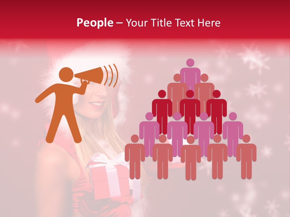 Beautiful Closeup Claus PowerPoint Template