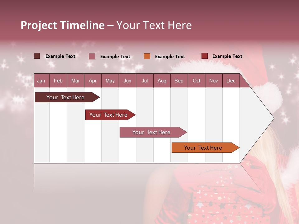Xmas White Makeup PowerPoint Template