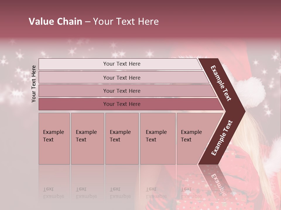 Xmas White Makeup PowerPoint Template
