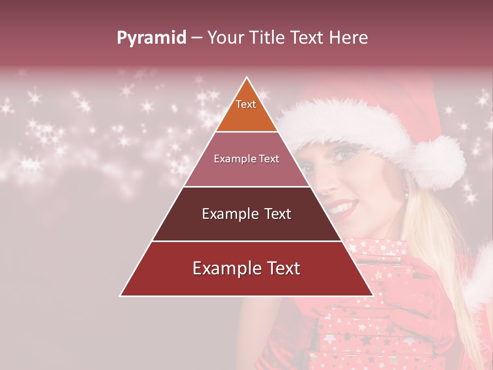 Xmas White Makeup PowerPoint Template