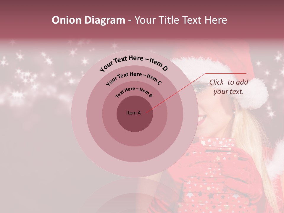 Xmas White Makeup PowerPoint Template