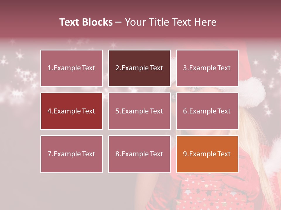 Xmas White Makeup PowerPoint Template