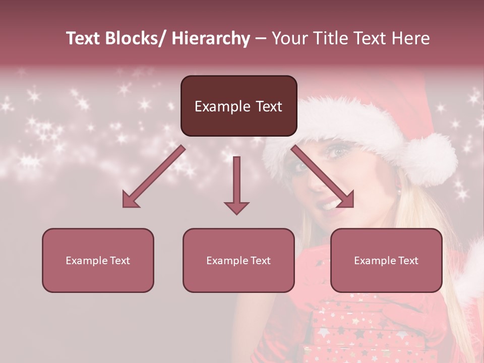 Xmas White Makeup PowerPoint Template