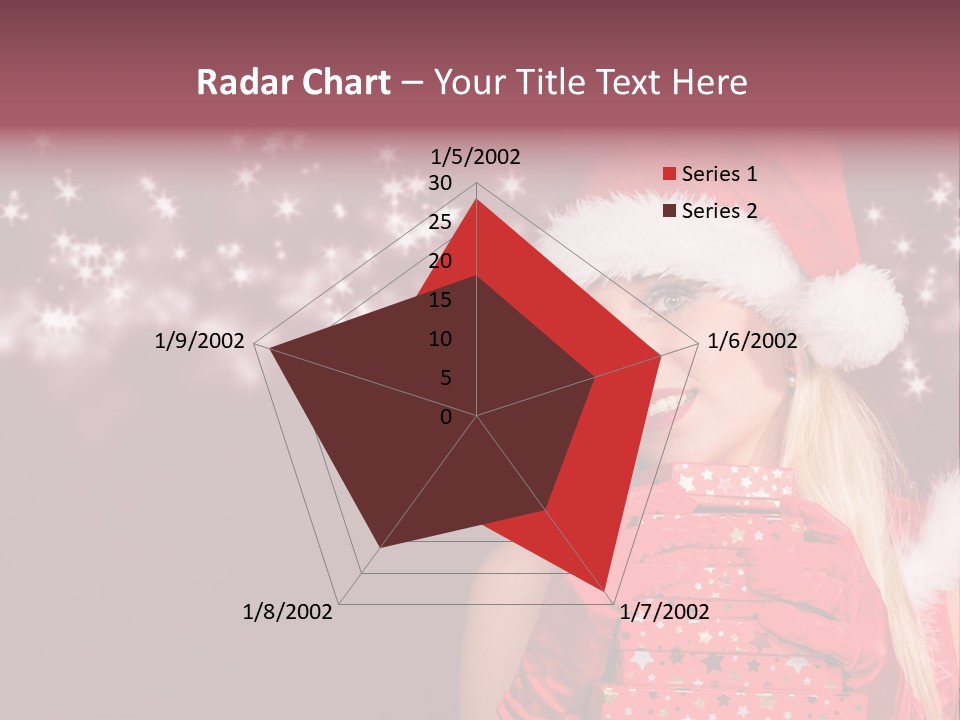 Xmas White Makeup PowerPoint Template