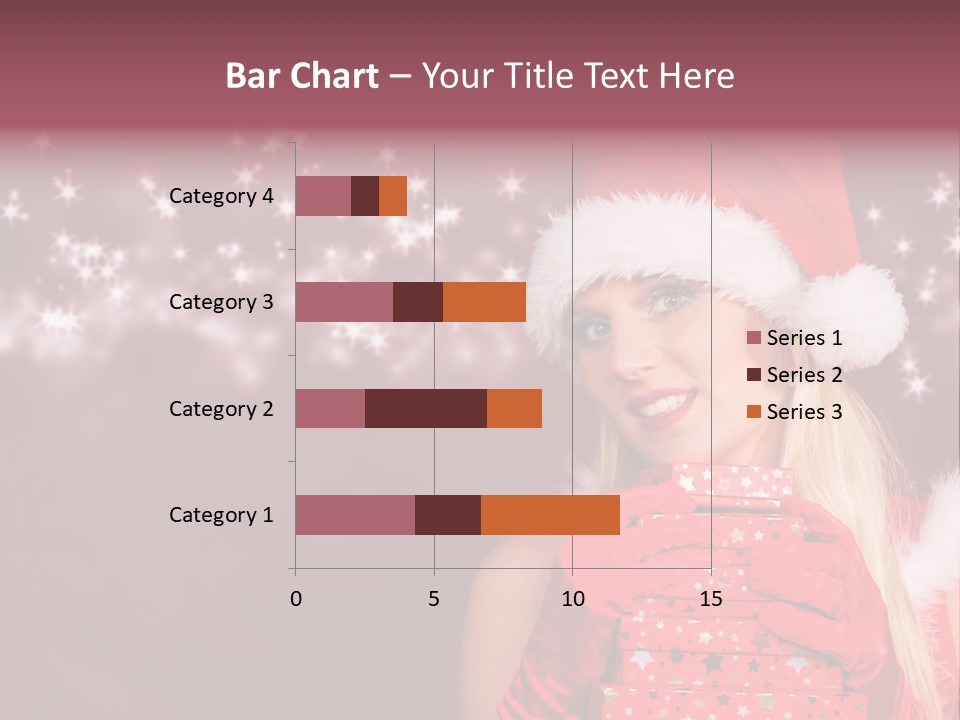 Xmas White Makeup PowerPoint Template