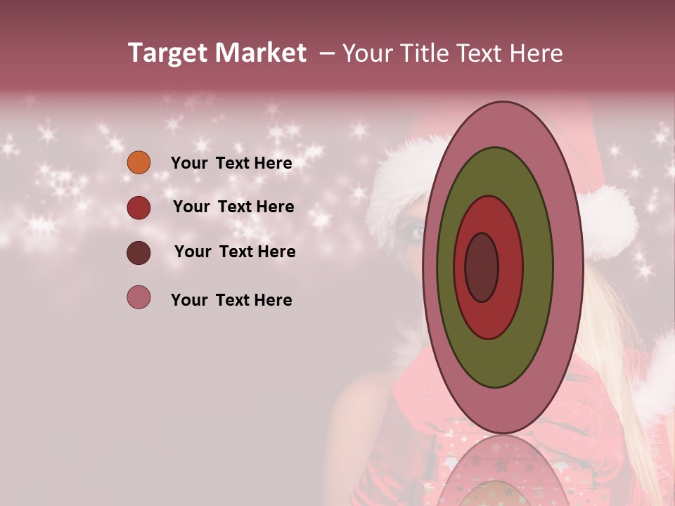 Xmas White Makeup PowerPoint Template
