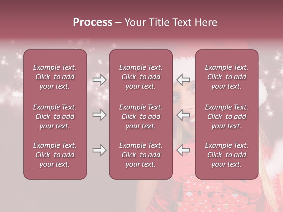 Xmas White Makeup PowerPoint Template