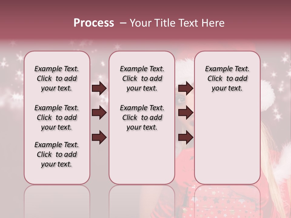 Xmas White Makeup PowerPoint Template