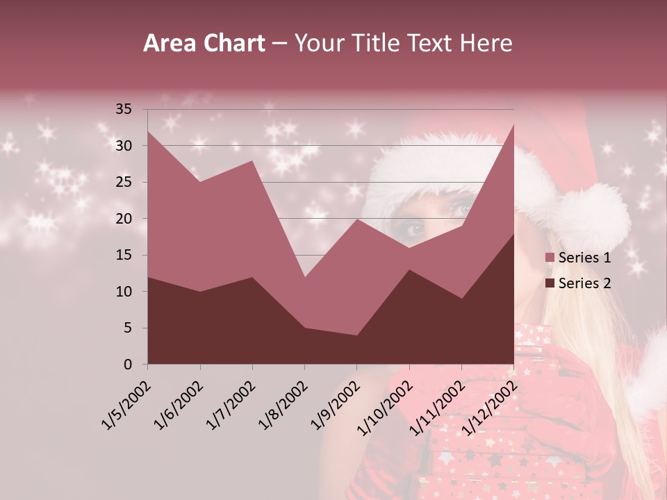 Xmas White Makeup PowerPoint Template
