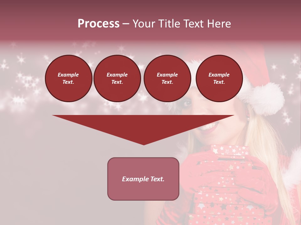 Xmas White Makeup PowerPoint Template