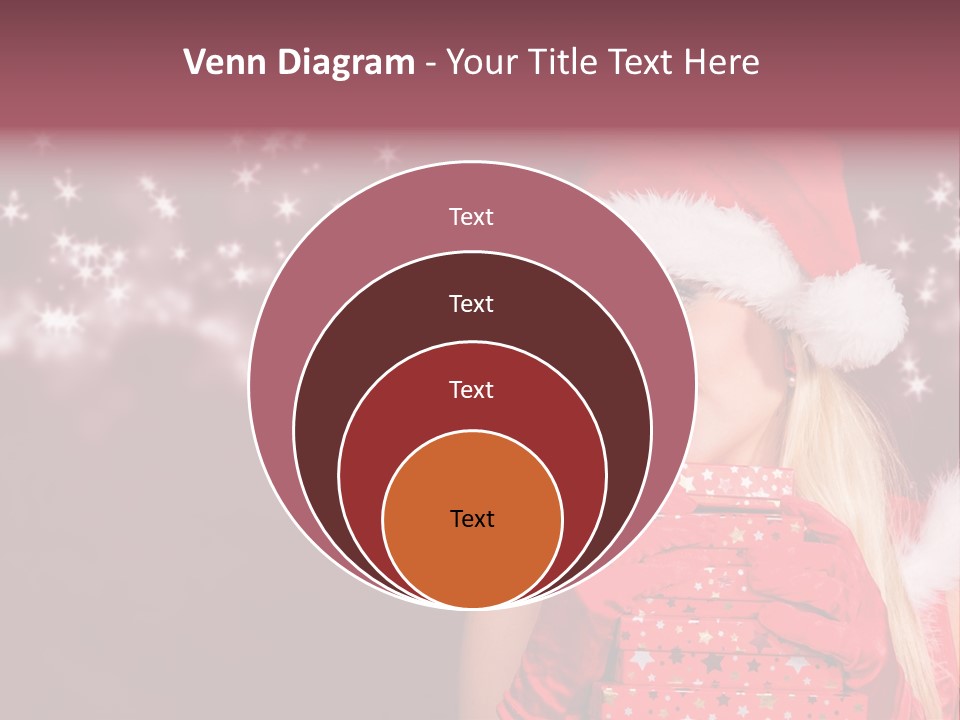 Xmas White Makeup PowerPoint Template