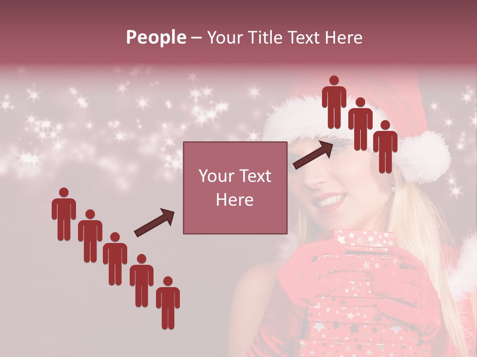 Xmas White Makeup PowerPoint Template