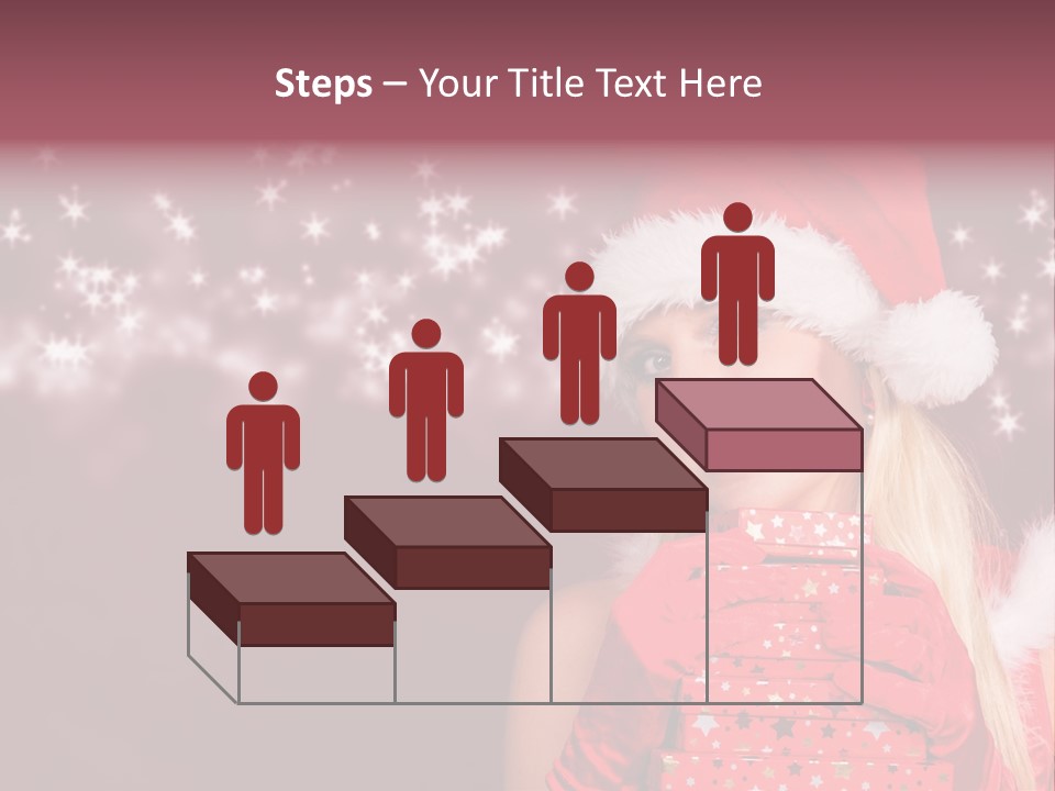 Xmas White Makeup PowerPoint Template